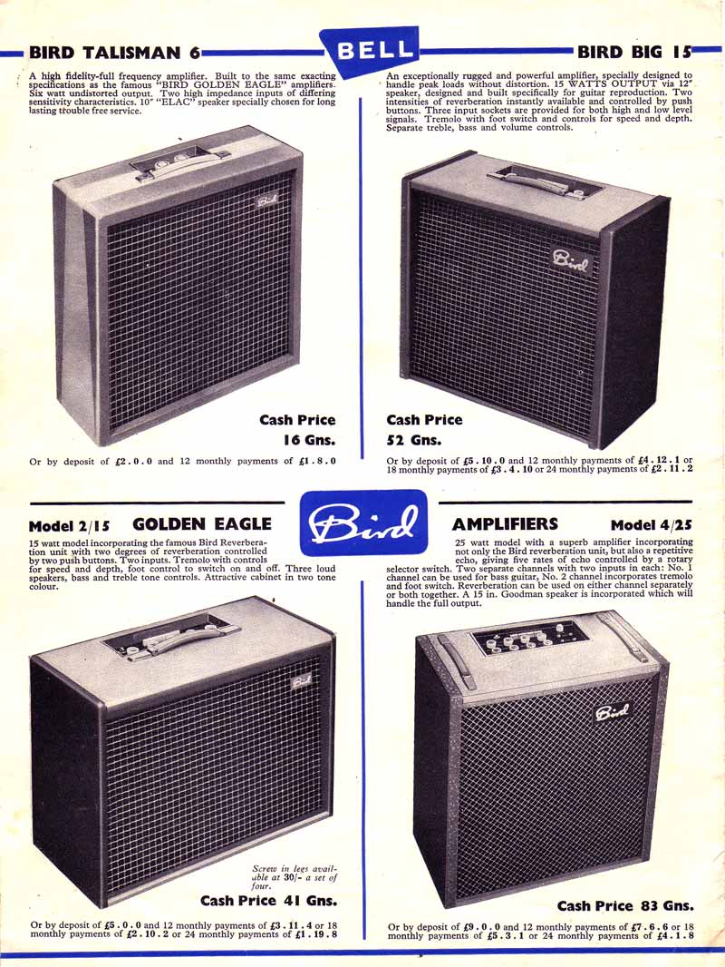 Bird amps