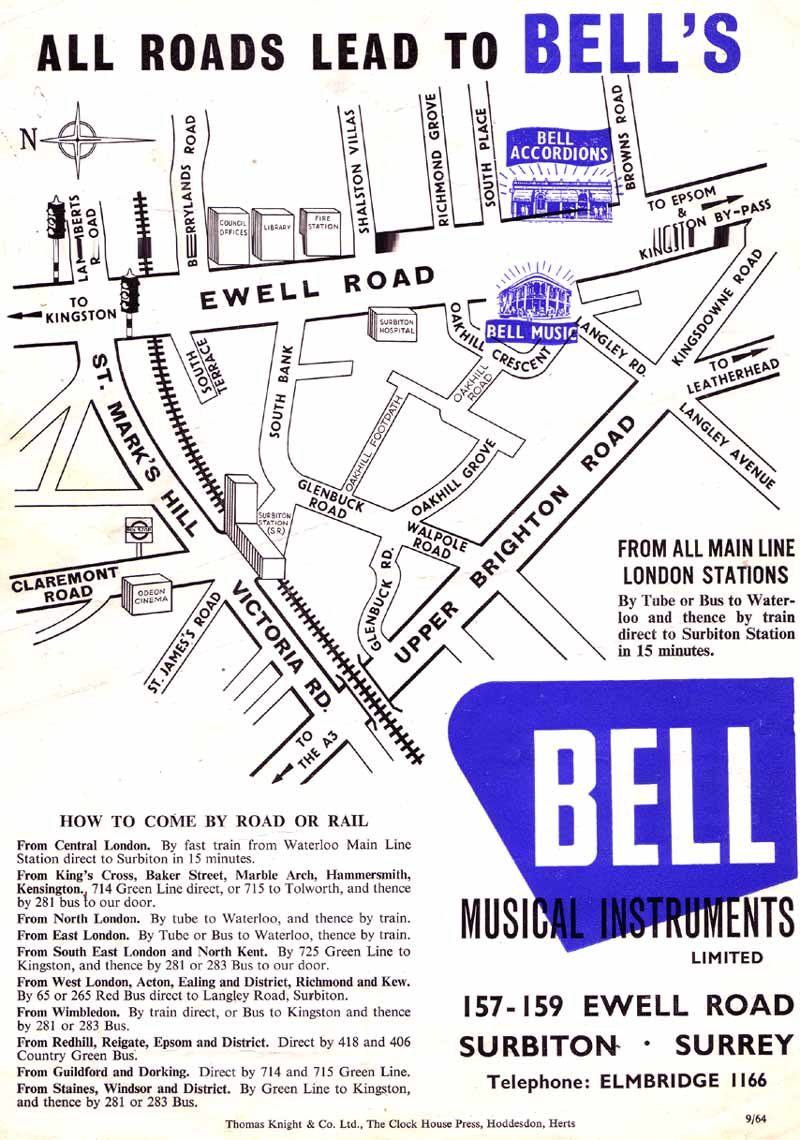 Bell Musical Instruments Surbiton