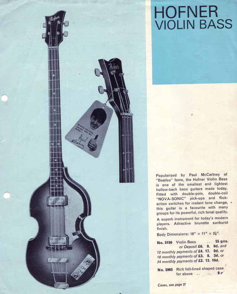 Hofner Violin Bass