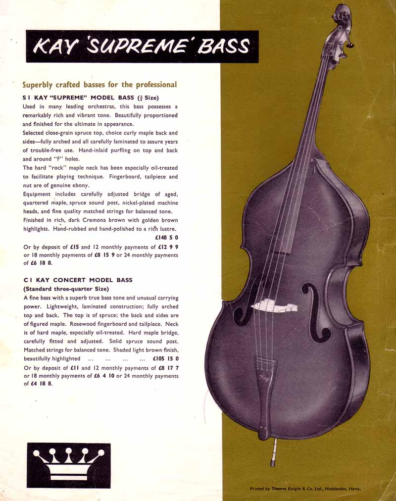 Kay double-bass